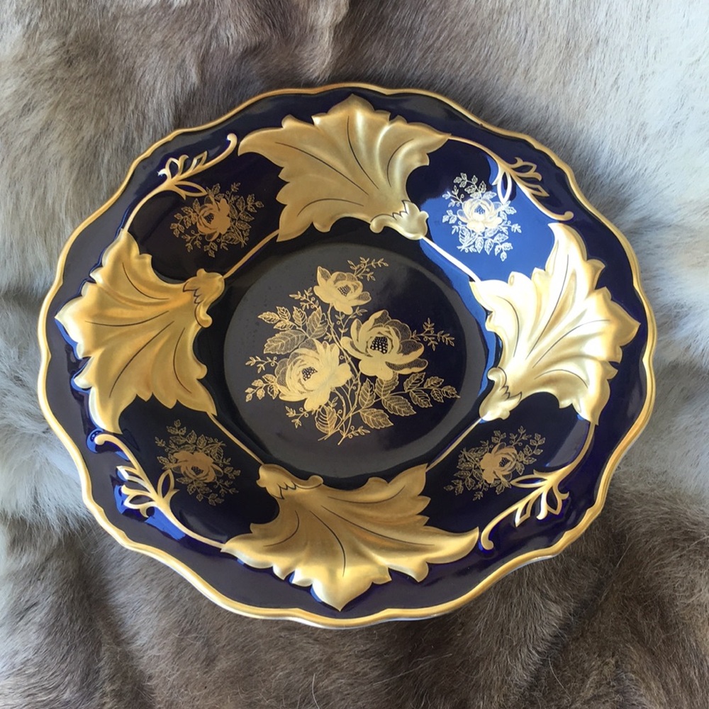 Eicht Weimar-Kobalt platter